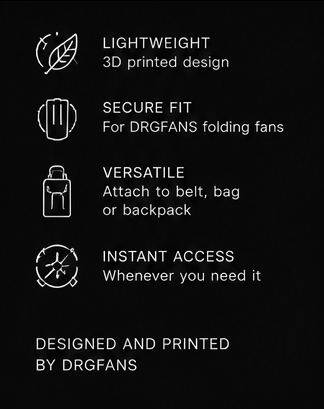 DRGFANS Holster Fan Holder Features